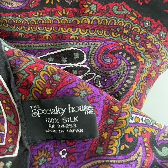 The Specialty House Vibrant Colors Silk Scarf - Picture 4 of 8